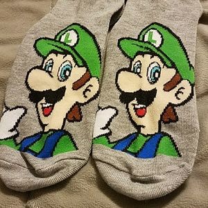 Adult luigi ankle socks